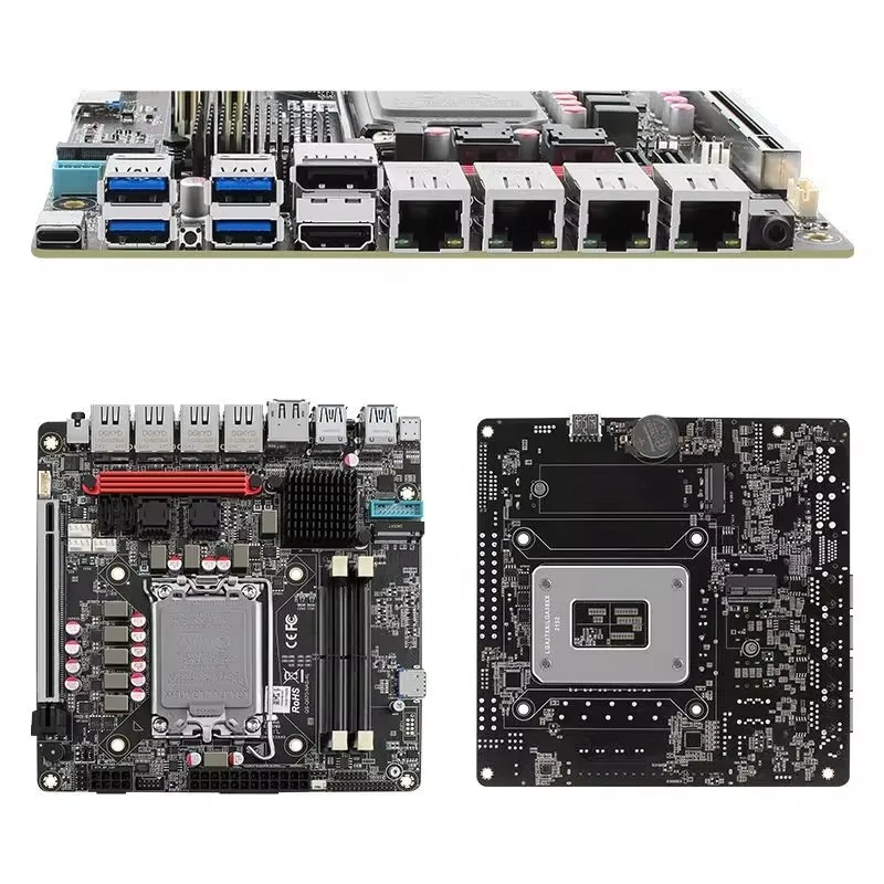 เมนบอร์ด vPro Q670 NAS รองรับ  - Lga 1700 Ddr5 Itx Motherboard บทวิจารณ์และราคา