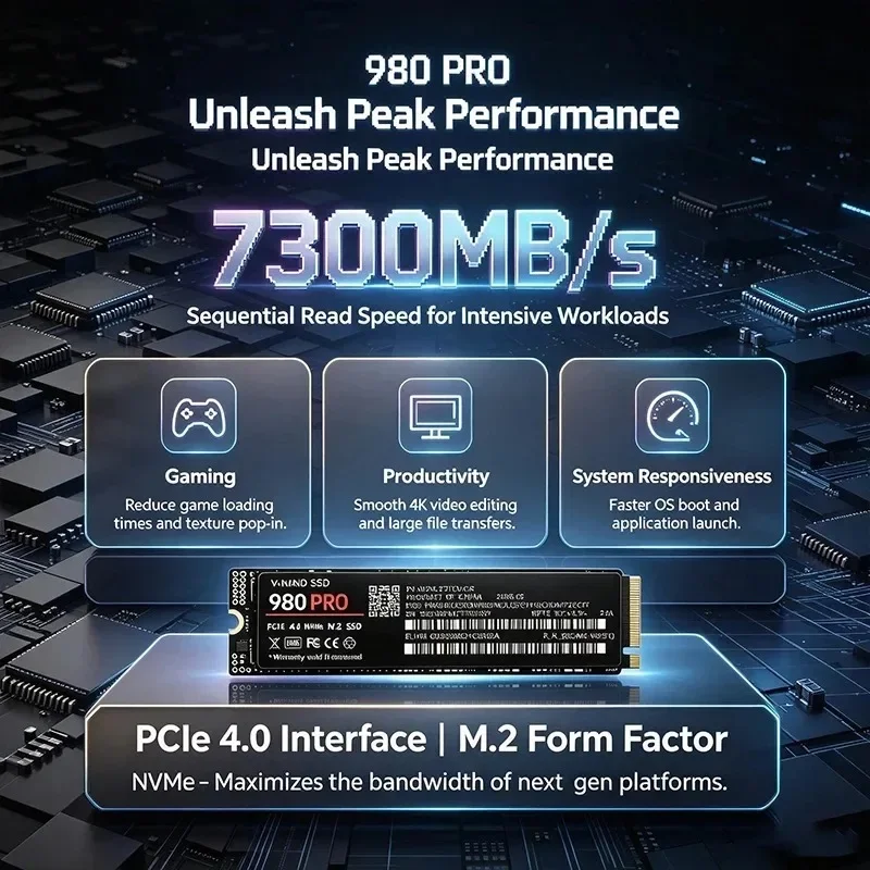 980 PRO NVMe M.2 2280 SSD PCIe - M.2 Nvme 4Tb Pcie 4.0 Ssd บทวิจารณ์และราคา