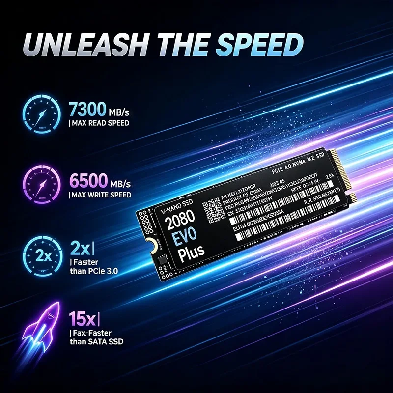 SSD ภายในสำหรับเล่นเกม รุ่น 20 - M.2 Nvme 4Tb Pcie 4.0 Ssd บทวิจารณ์และราคา