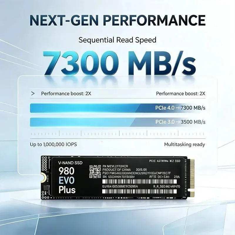 980 EVO Plus M.2 2280 NVMe PCI - M.2 Nvme 4Tb Pcie 4.0 Ssd บทวิจารณ์และราคา